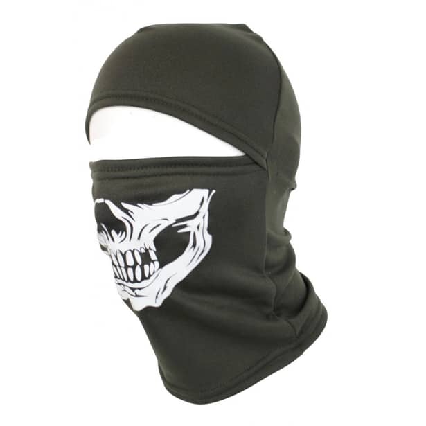 2 - Балаклава флісова Pancer Череп. Олива