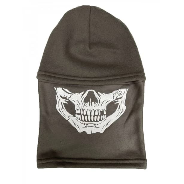 4 - Балаклава флісова Pancer Череп. Олива