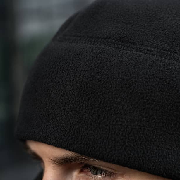 8 - Шапка флісова M-Tac Watch Cap Elite із Slimtex. Чорний