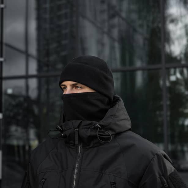 9 - Шапка флісова M-Tac Watch Cap Elite із Slimtex. Чорний