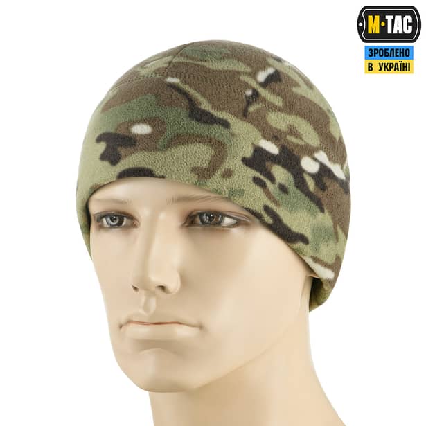 1 - Шапка флісова M-Tac Watch Cap Elite із Slimtex. Мультикам