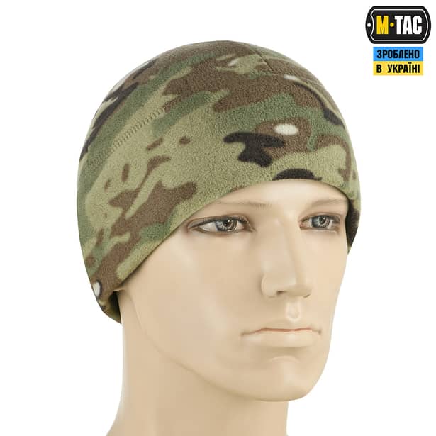 3 - Шапка флісова M-Tac Watch Cap Elite із Slimtex. Мультикам