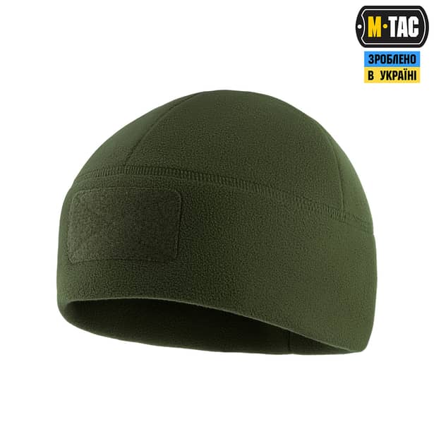 5 - Шапка флісова M-Tac Watch Cap Elite з Velcro. Олива