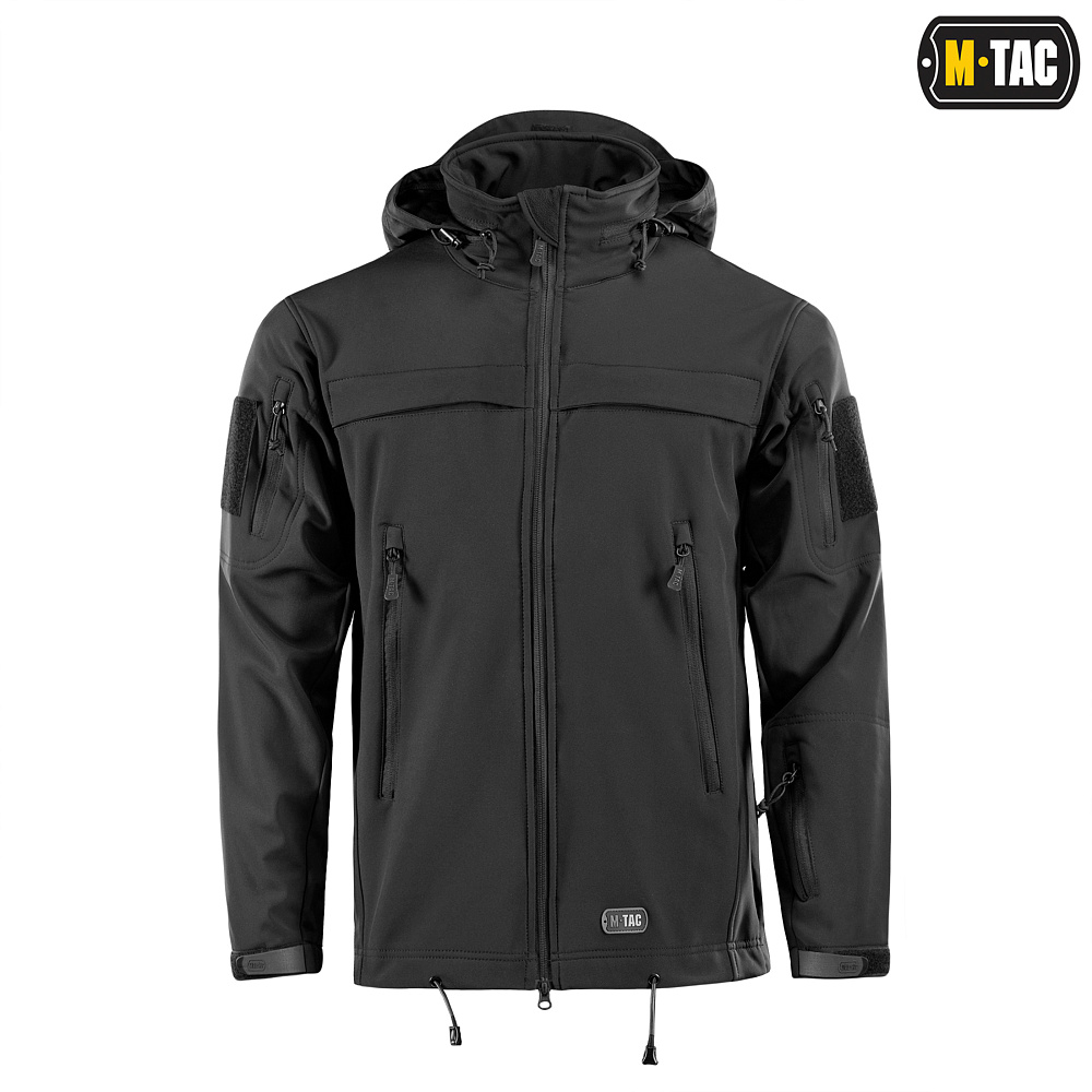 2 - Куртка M-Tac Soft Shell Police. Чорна