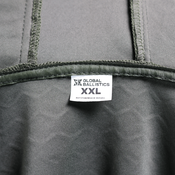 4 - Кофта флисовая Global Ballistics HexaGon. Койот