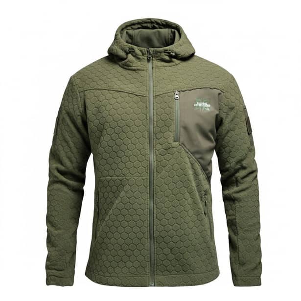 1 - Кофта флисовая Global Ballistics HexaGon. Олива