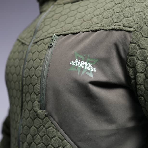 6 - Кофта флисовая Global Ballistics HexaGon. Олива