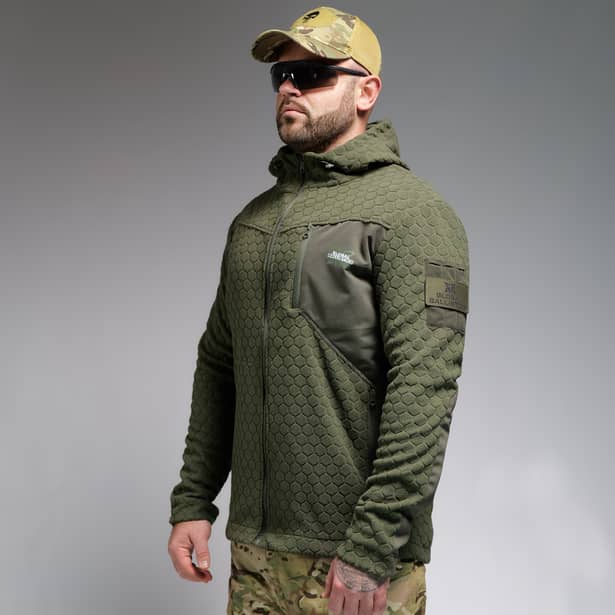 10 - Кофта флисовая Global Ballistics HexaGon. Олива