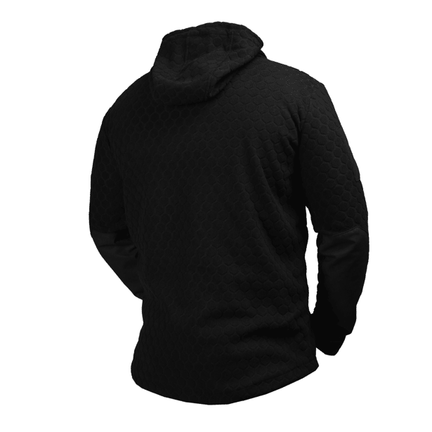 3 - Кофта флисовая Global Ballistics HexaGon. Черный