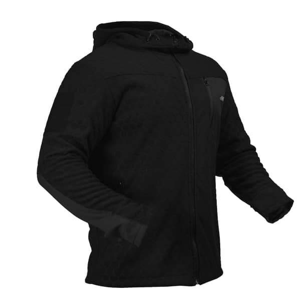 4 - Кофта флисовая Global Ballistics HexaGon. Черный