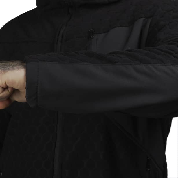 7 - Кофта флисовая Global Ballistics HexaGon. Черный