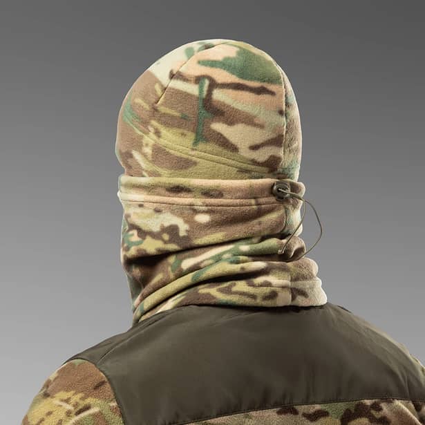 14 - Флісовий набір аксесуарів SPECPROM: шапка + рукавички + баф. Мультикам