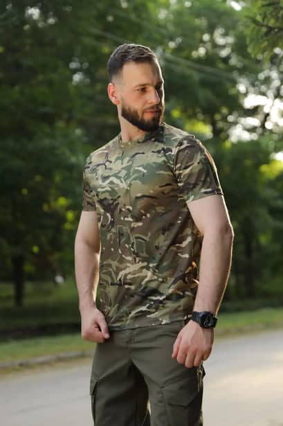 1 - Футболка Coolmax реглан. Мультикам