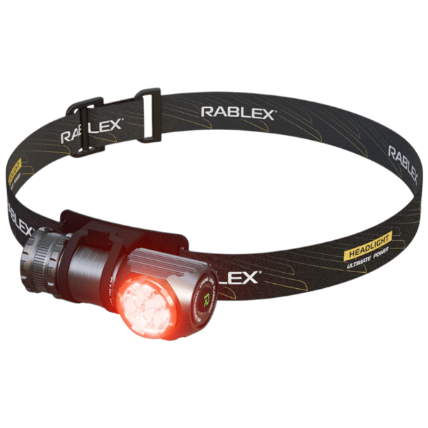 3 - Ліхтар ручний Rablex RB928 з кріпленням на голову (білий+червоний)