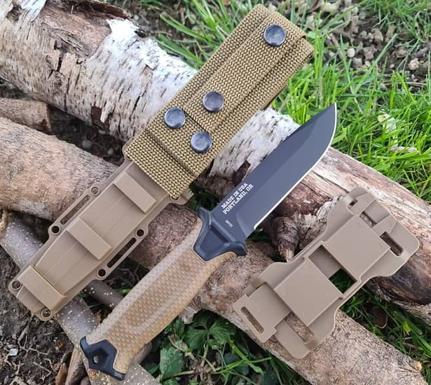 5 - Нож охотничий Gerber Bear Grylls 539-3. Хаки