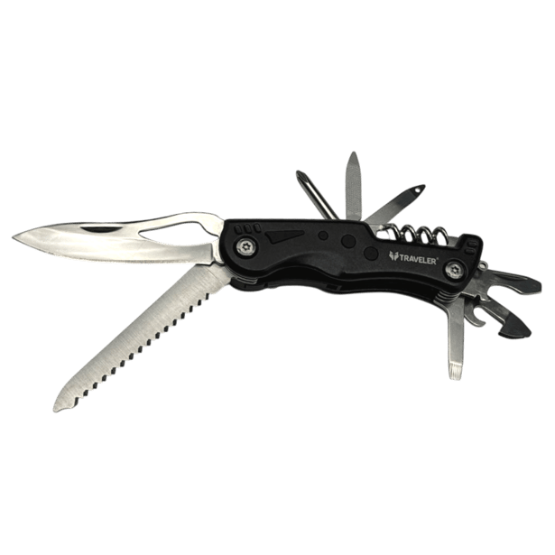 3 - Мультитул швейцарский нож Traveler M306 с фонариком