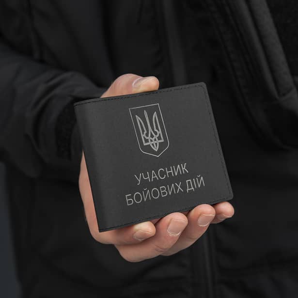 5 - Обкладинка на посвідчення Учасник Бойових Дій (УБД) M-Tac Elite. Чорний