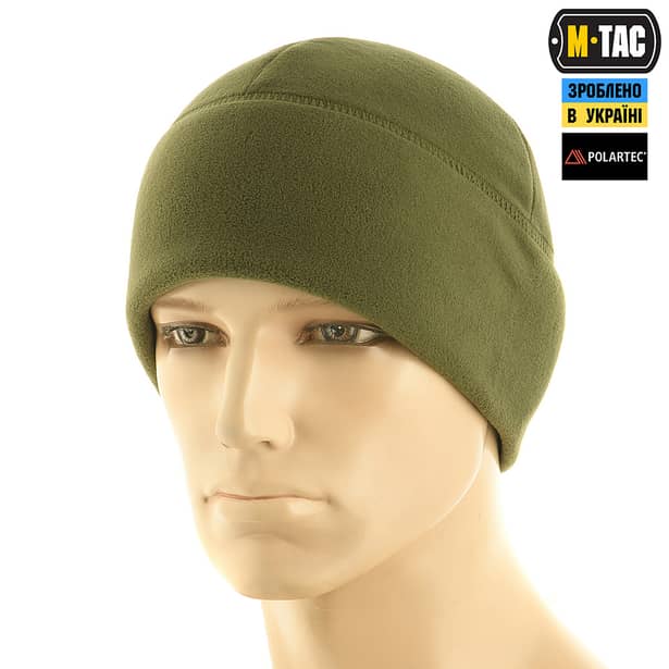 1 - Шапка флісова M-Tac Watch Cap Polartec. Олива