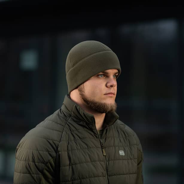 7 - Шапка флісова M-Tac Watch Cap Polartec. Олива