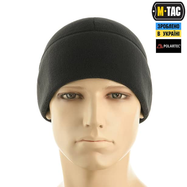 3 - Шапка флісова M-Tac Watch Cap Polartec. Чорний