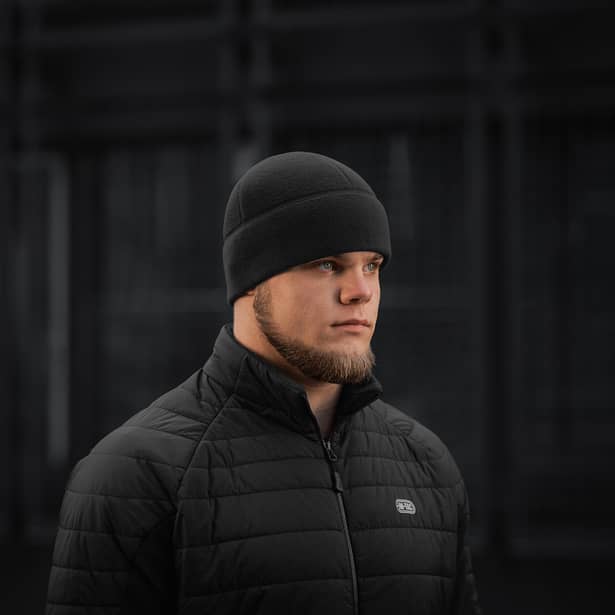 6 - Шапка флісова M-Tac Watch Cap Polartec. Чорний