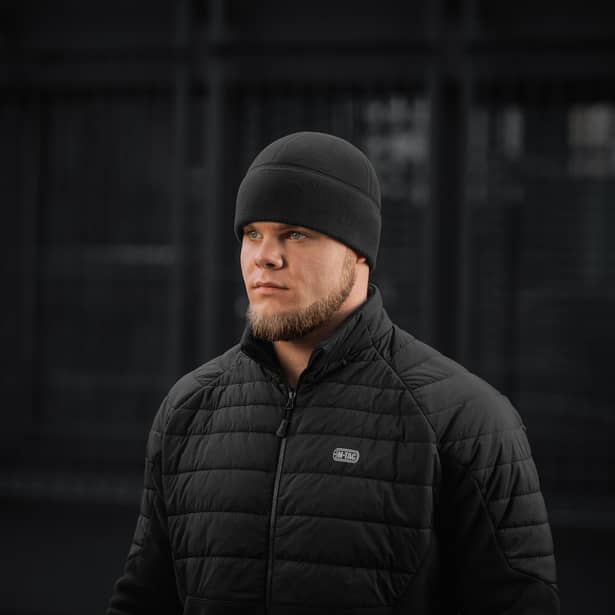 8 - Шапка флісова M-Tac Watch Cap Polartec. Чорний