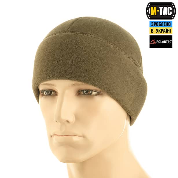 1 - Шапка флісова M-Tac Watch Cap Polartec. Коричневий