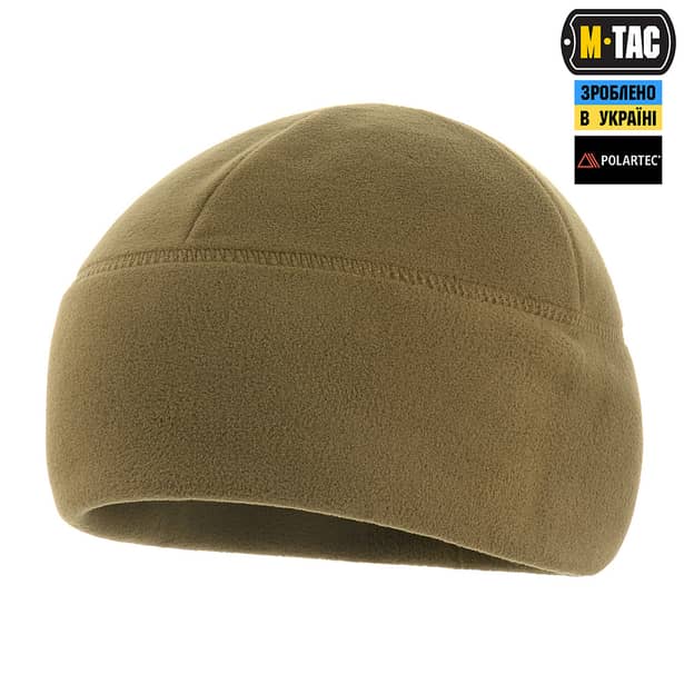 2 - Шапка флісова M-Tac Watch Cap Polartec. Коричневий
