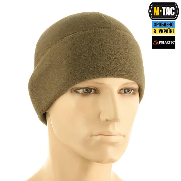 4 - Шапка флісова M-Tac Watch Cap Polartec. Коричневий