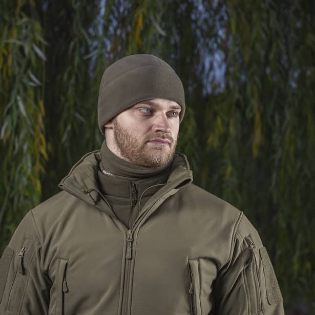 7 - Шапка флісова M-Tac Watch Cap Polartec. Коричневий