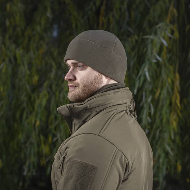 8 - Шапка флісова M-Tac Watch Cap Polartec. Коричневий
