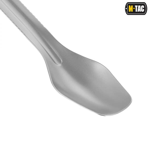 12 - Набір столових приборів M-Tac роз'ємний (ложка+виделка+ніж). Сірий