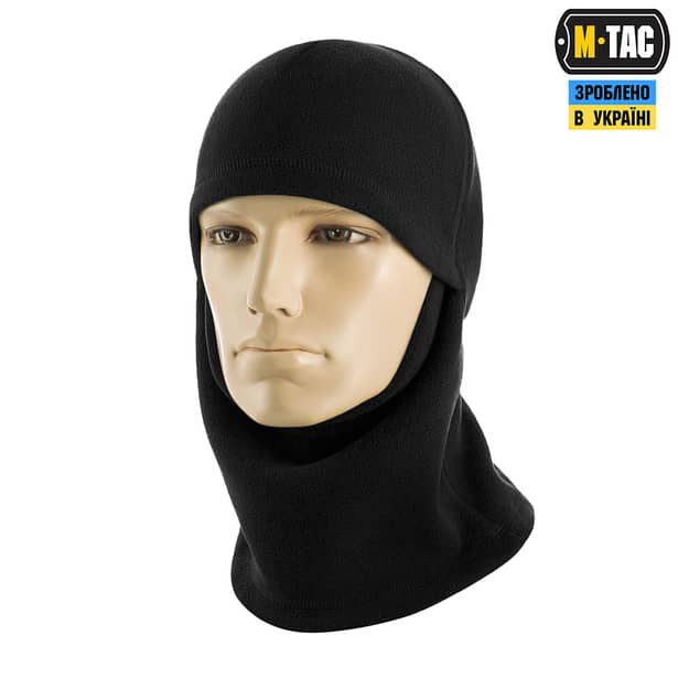 2 - Балаклава-ніндзя M-Tac Elite фліс (320г/м2) Чорний