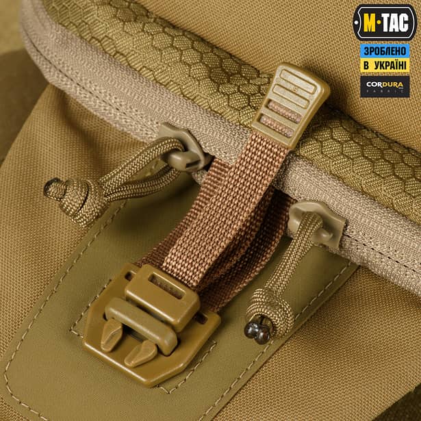 3 - Сумка через плече M-Tac Cross Bag Elite Hex. Койот