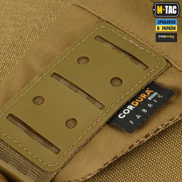 5 - Сумка через плече M-Tac Cross Bag Elite Hex. Койот