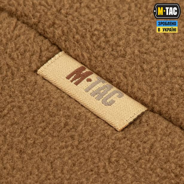 4 - Шапка флісова M-Tac Watch Cap Elite із Slimtex. Койот