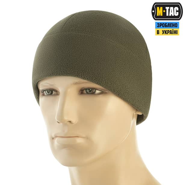 1 - Шапка флісова M-Tac Watch Cap Elite із Slimtex. Хакі