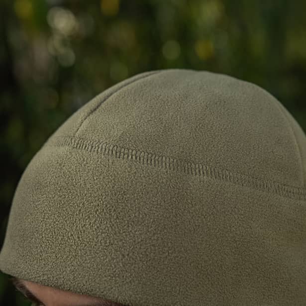 7 - Шапка флісова M-Tac Watch Cap Elite із Slimtex. Коричневий