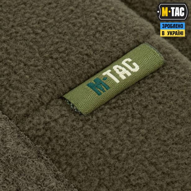 5 - Шапка флісова M-Tac Watch Cap Elite з Velcro. Темна олива