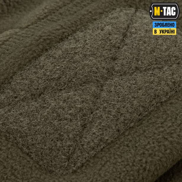 6 - Шапка флісова M-Tac Watch Cap Elite з Velcro. Темна олива