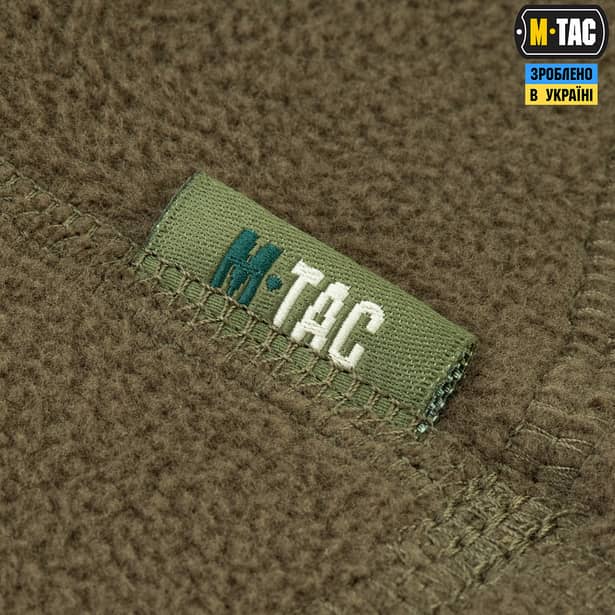 4 - Флісовий баф, шарф M-Tac Elite Fleece анатомічний з затяжкою. Олива