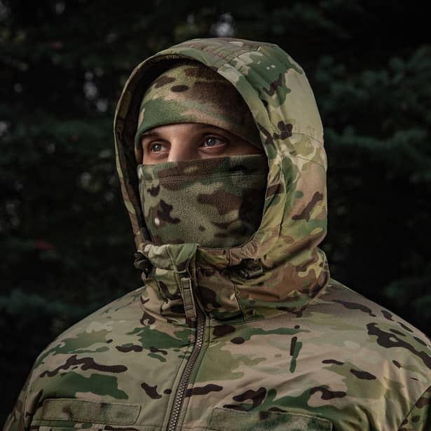 6 - Флісовий баф, шарф M-Tac Elite Fleece анатомічний з затяжкою. Мультикам
