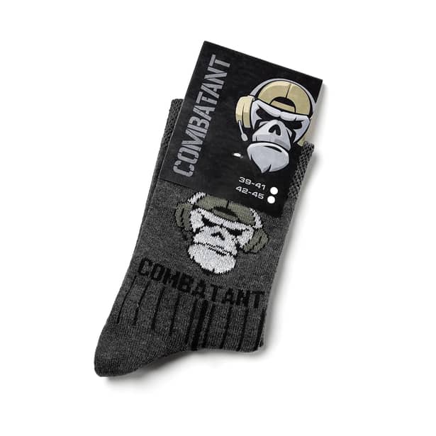 6 - Носки трекинговые Combatant Patrol Core Mid Summer. Серый