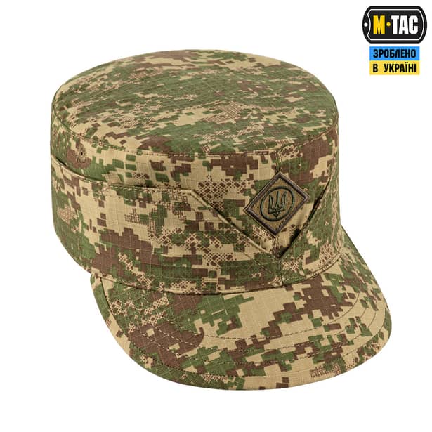 2 - Кепка-мазепинка M-Tac з гербом. Камуфляж НГУ (Хижак)