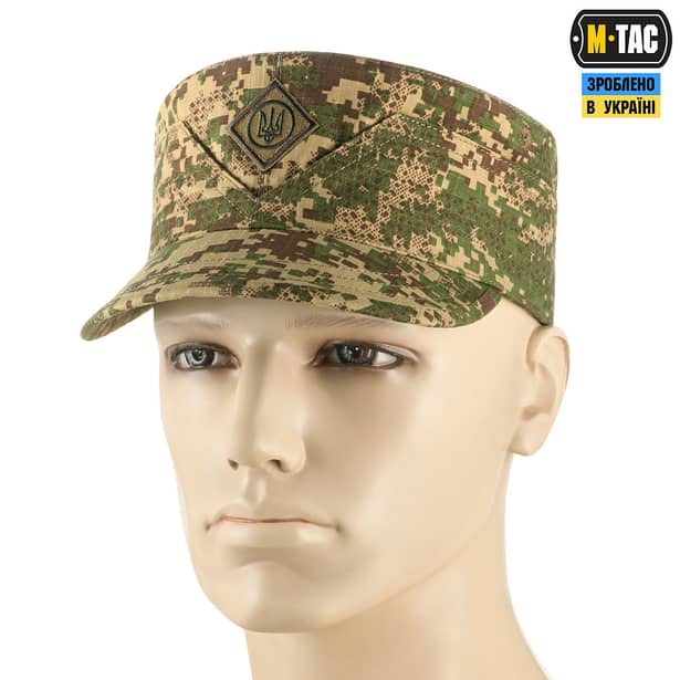 4 - Кепка-мазепинка M-Tac з гербом. Камуфляж НГУ (Хижак)