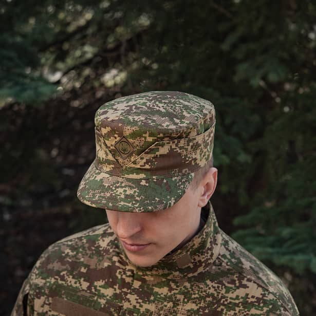 8 - Кепка-мазепинка M-Tac з гербом. Камуфляж НГУ (Хижак)