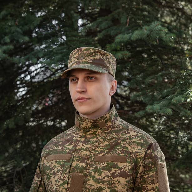 10 - Кепка-мазепинка M-Tac з гербом. Камуфляж НГУ (Хижак)