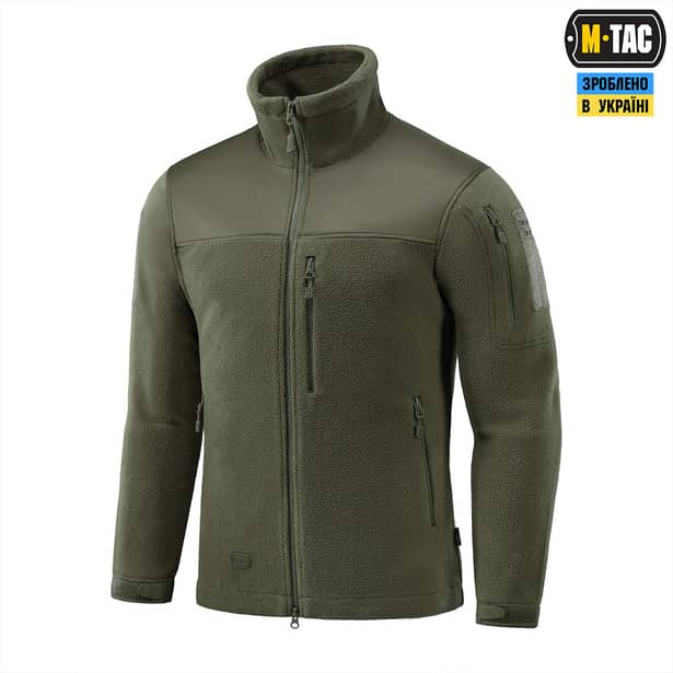 1 - Флісова кофта M-Tac Alpha Microfleece Gen.II. Колір Олива