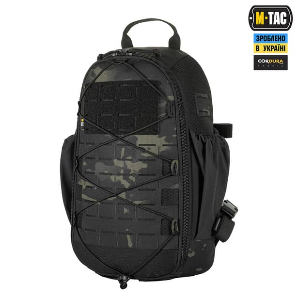 1 - Тактический рюкзак M-Tac Sturm Elite 15л. Черный мультикам