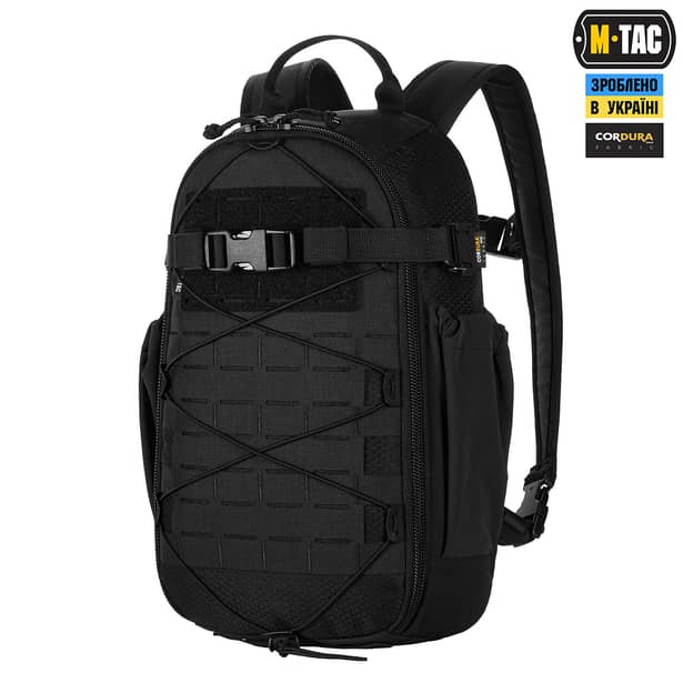 1 - Тактический рюкзак M-Tac Sturm Elite с эргономичными лямками. Черный